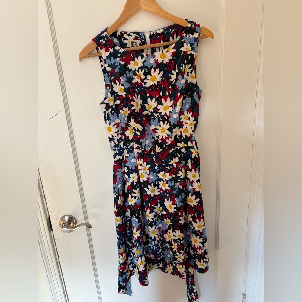 Anne Klein, sleeveless, floral dress, sz 6